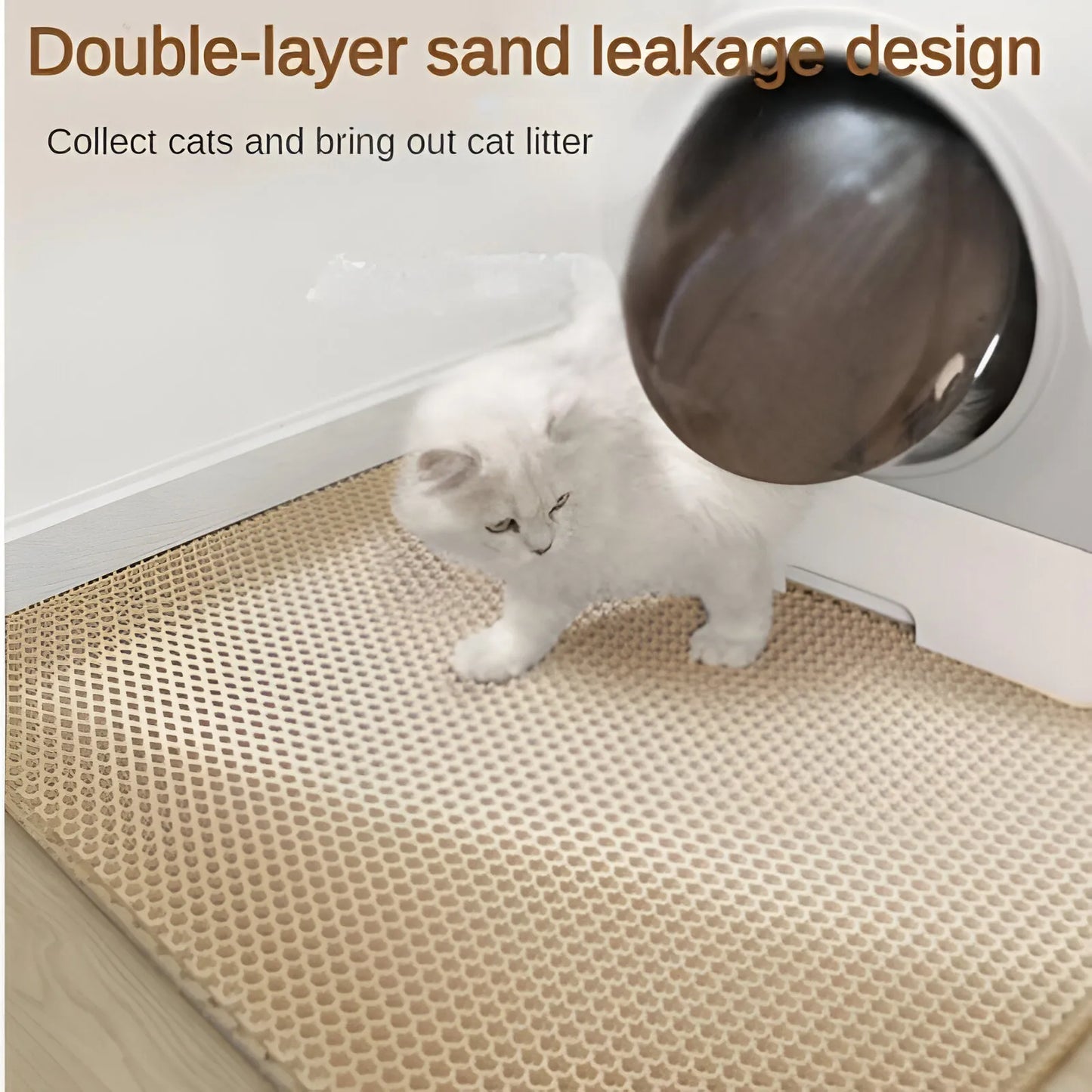 Cat Litter Mat Double Layer Waterproof Non-slip